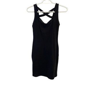Black Sleeveless Mini Dress Size S